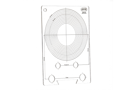Vocas Alignment card for 15 mm LW and 19 mm rails